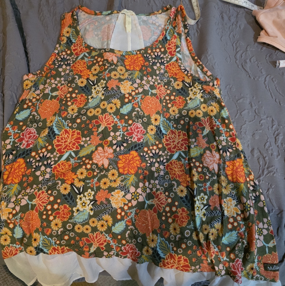 Floral Sleeveless Top